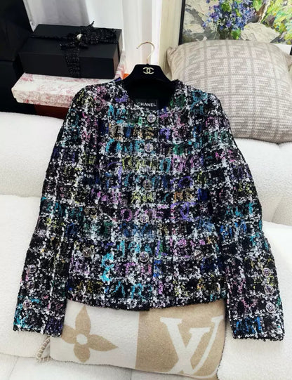 Chanel 22A Colourful Sequin Jacket