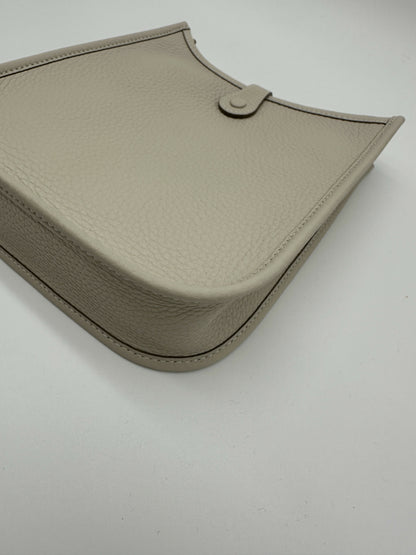 Hermes Mini Evelyne Clemence Craie GHW Stamp K 2025