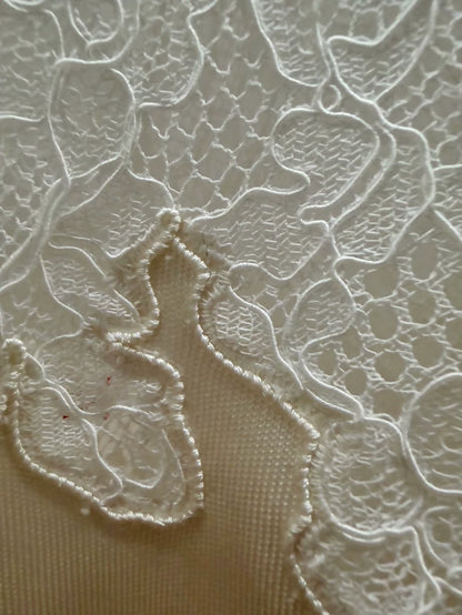 Chanel 26A White Lace Knit Dress