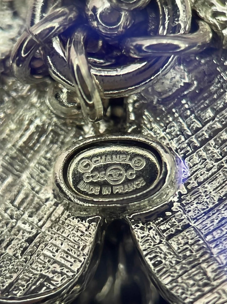 Chanel 26C Pearl and Crystal Tassel Earrings