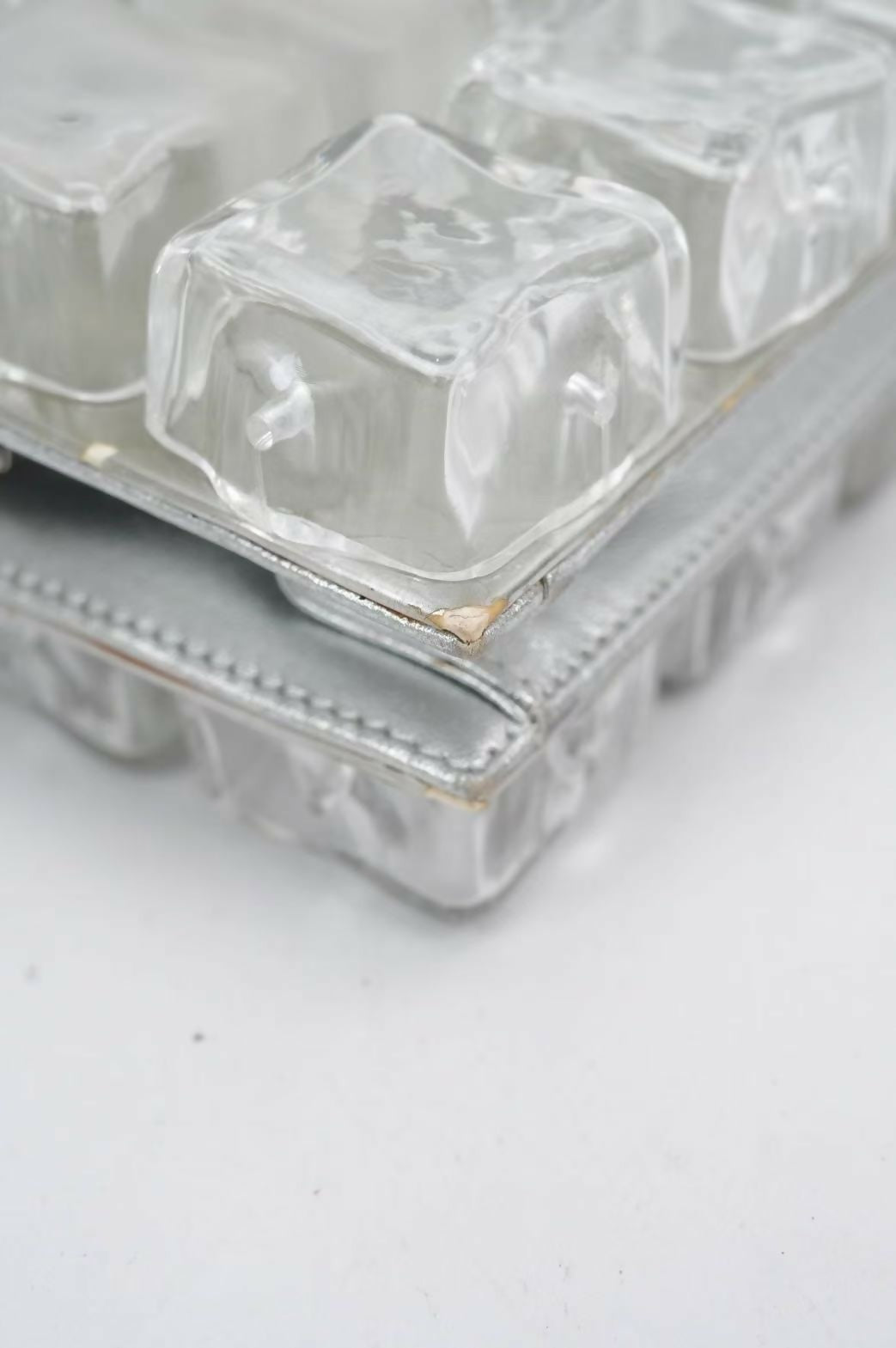 Chanel ice cube clutch bag