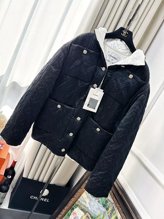 Chanel 25A black jacket