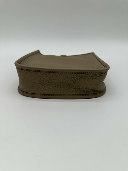 Hermes Mini Evelyne Clemence Beige Marfa GHW Stamp W 2025