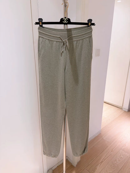 Loro Piana LP Merano Classic Cashmere Knit Trousers