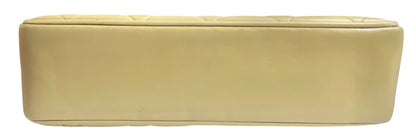 Chanel Vintage 24K CC Beige Lambskin Classic Timeless Tote Bag