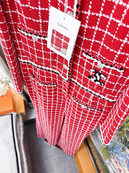 Chanel 23C red and white formula 1 drive racing jumpsuit