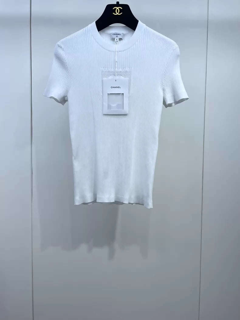 Chanel 24C white top