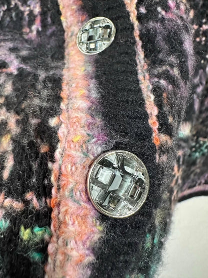 Chanel 22A cashmere knit cardigan