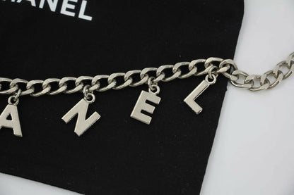 Chanel Vintage 05V Metal Silver Chain Waist Chain L98