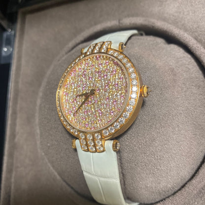 Harry Winston Premier Blooming Snow 36mm 18K Gold