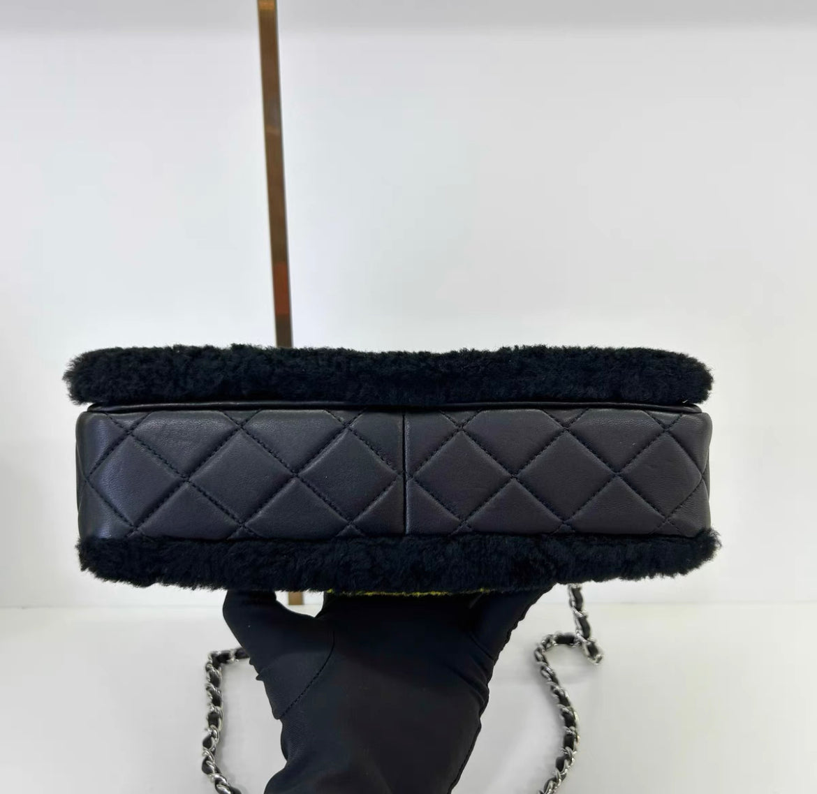 Chanel Pop Art Shearling Lamb Flap