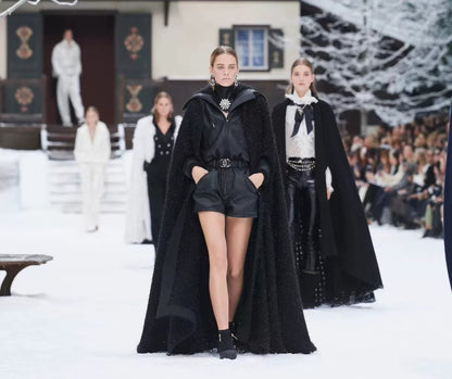 Chanel 19k Black Cape