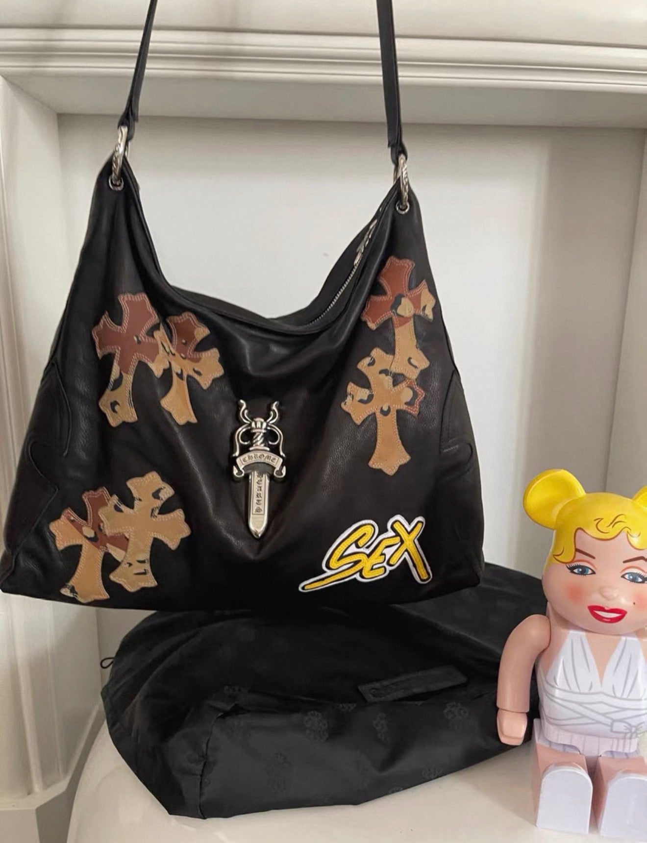 Chrome Hearts Sex Record Large Hobo Bag – Wararni.com