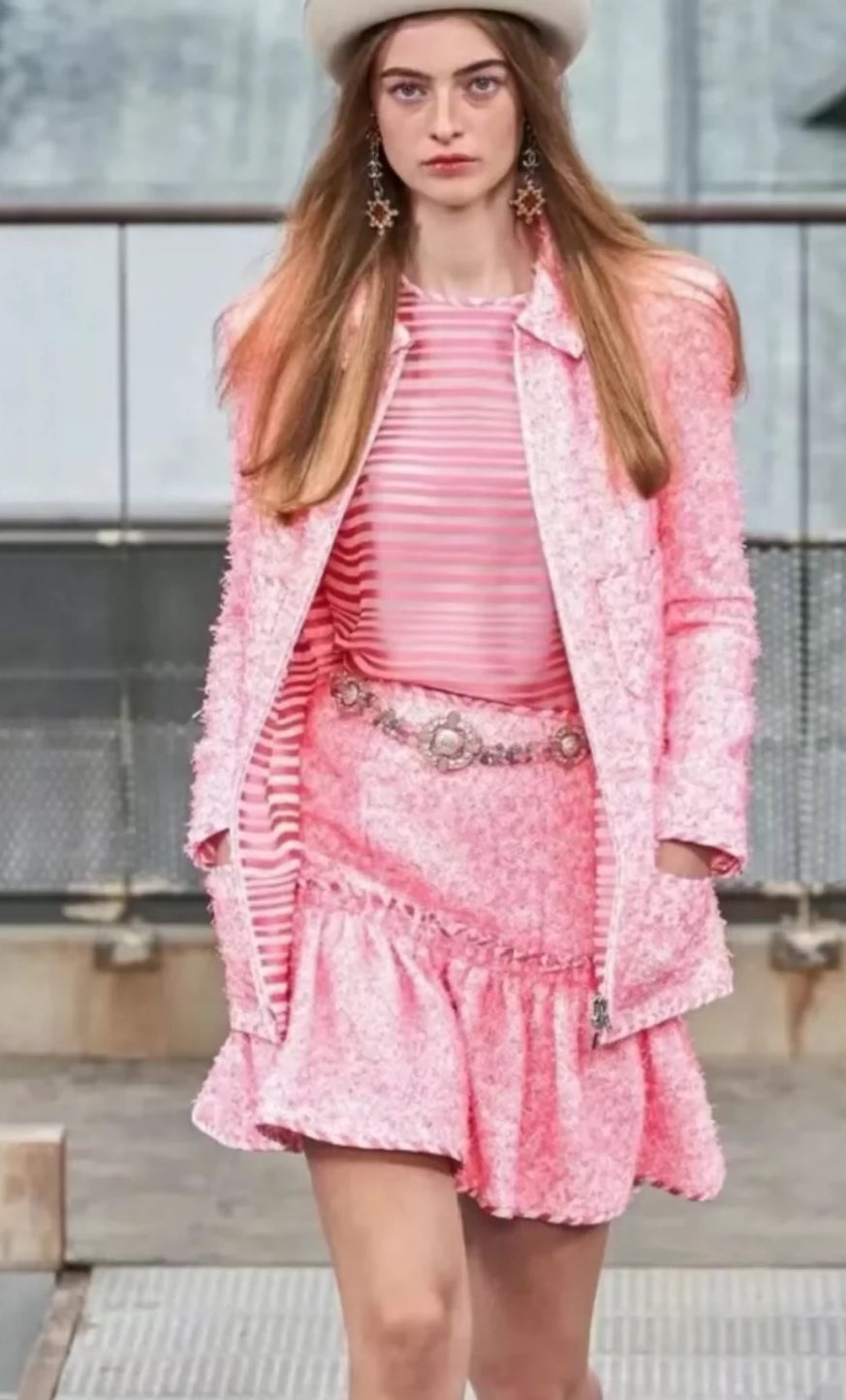 Chanel 20S Pink Skirt