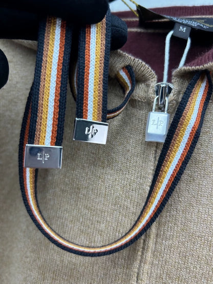 Loropiana cashmere knit hooded cardigan