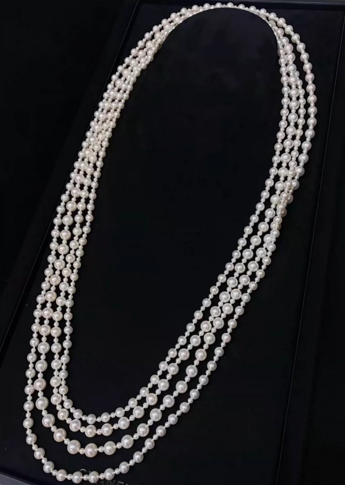 Chanel Perles Sautoir with Akoya Pearls Necklace