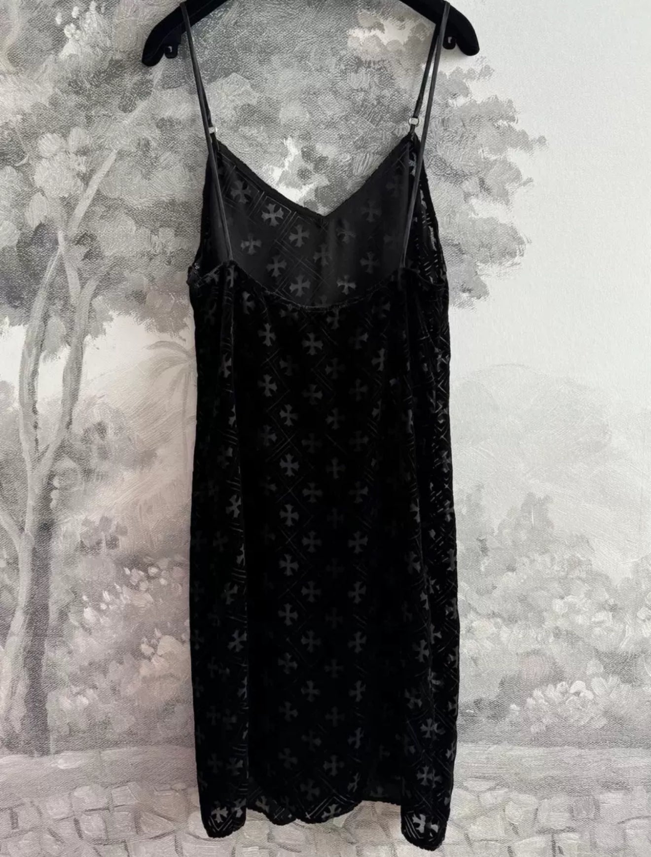 Chrome Hearts silk dress
