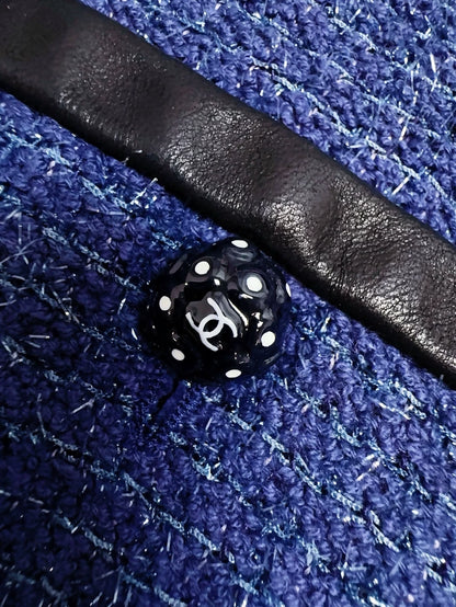 Chanel 19C Blue tweed jacket