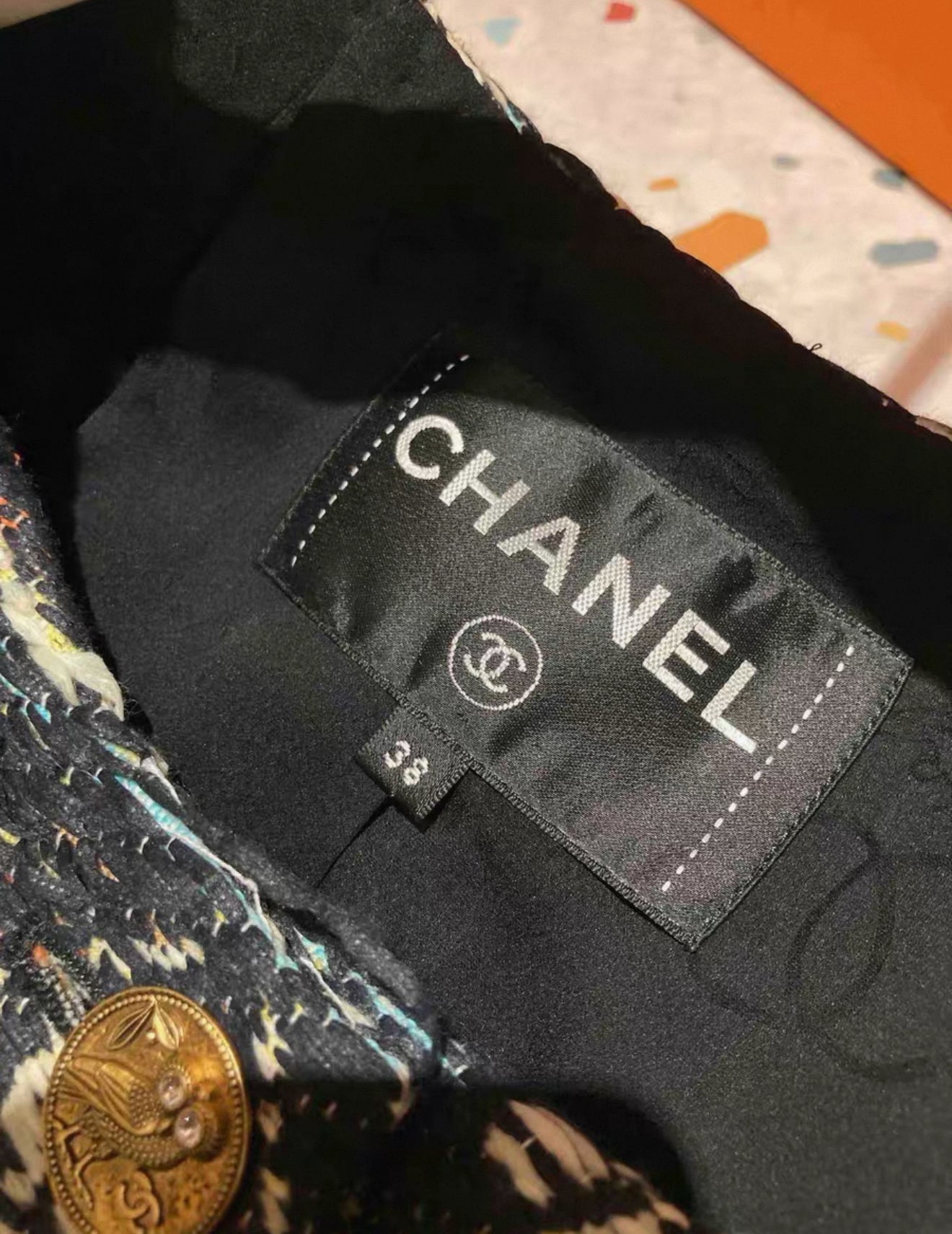 Chanel 18C print Dress