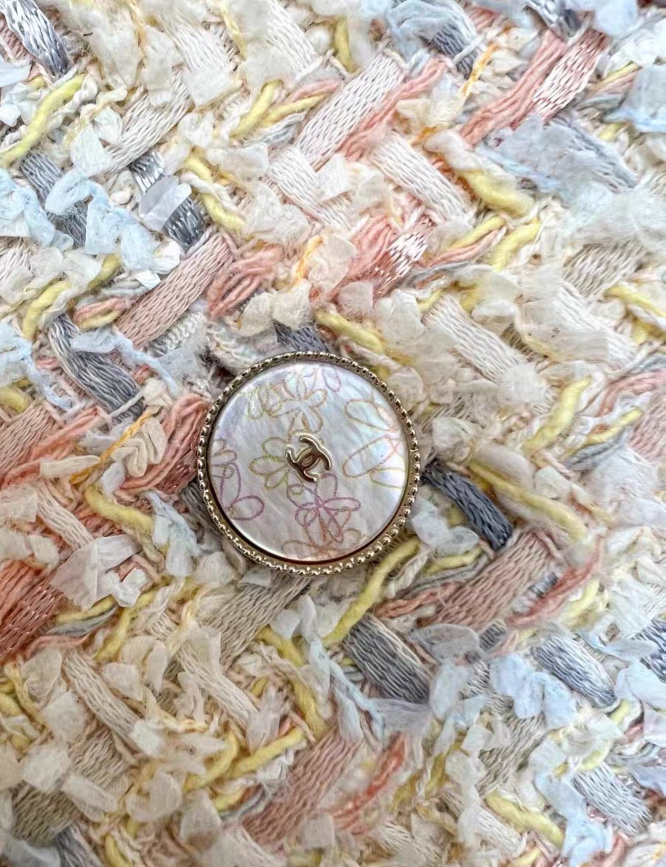 Chanel 25P Multicolor tweed jacket