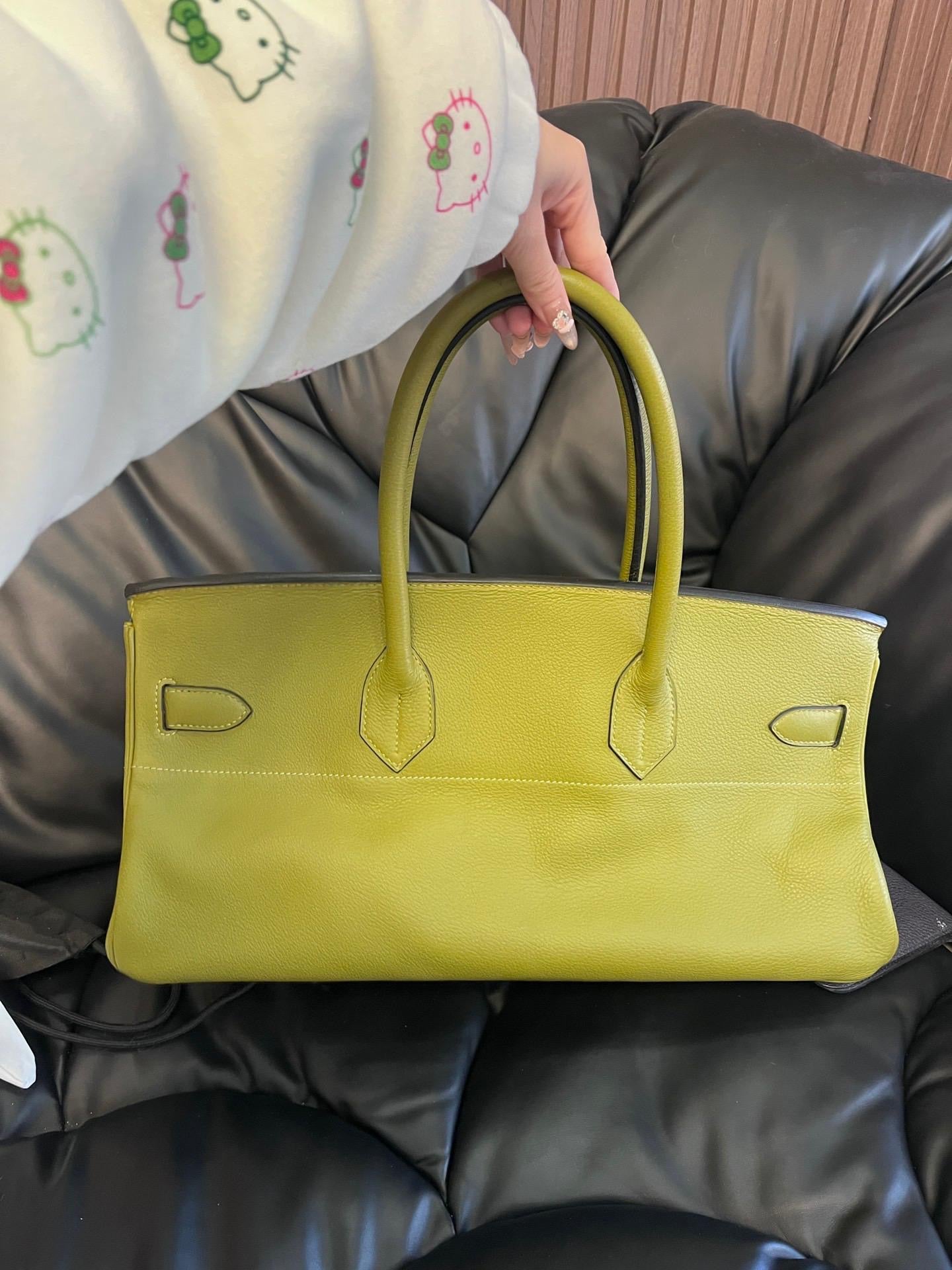 HERMES shoulder Birkin Gold hardware