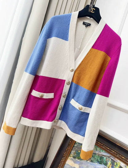 Chanel 20K colourful cashmere cardigan