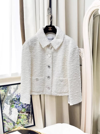 Chanel 19C ecru Tweed Jacket