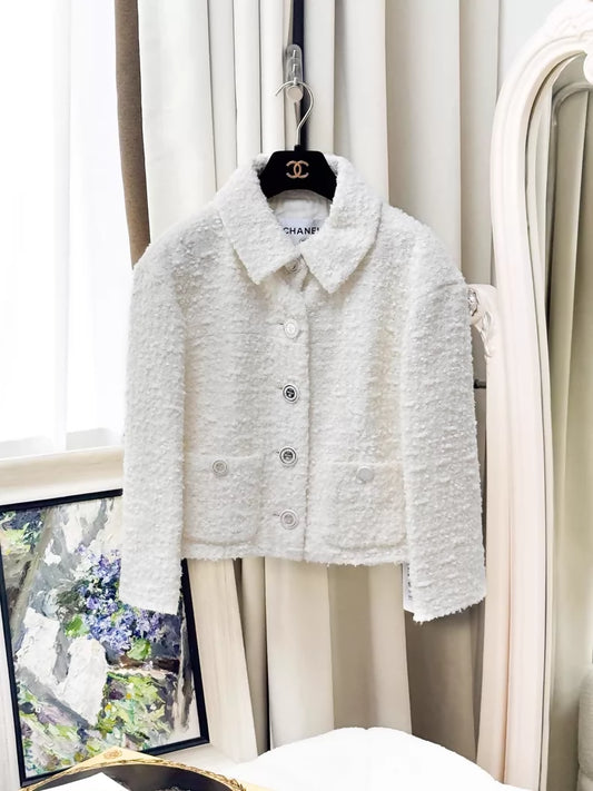 Chanel 19C ecru Tweed Jacket