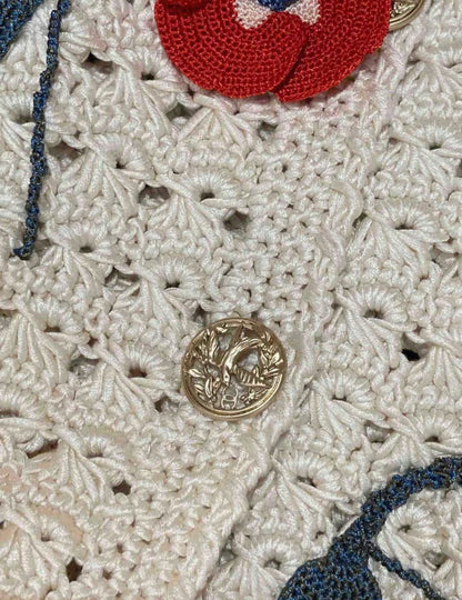 Chanel 2010 Colourful Floral Embroidered Cardigan