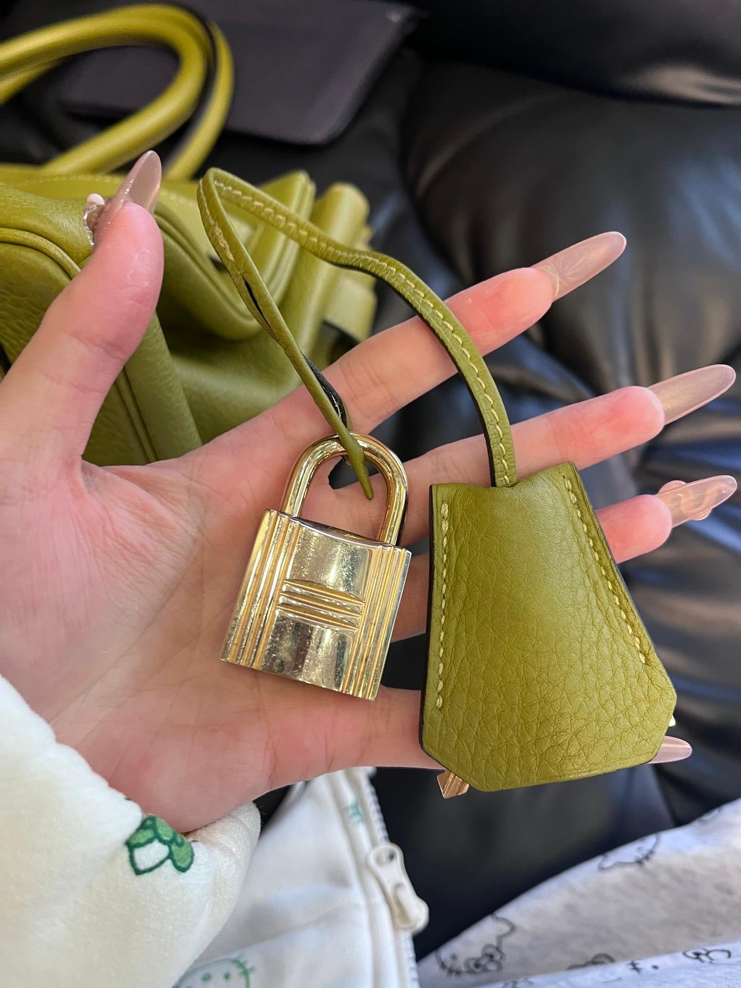 HERMES shoulder Birkin Gold hardware