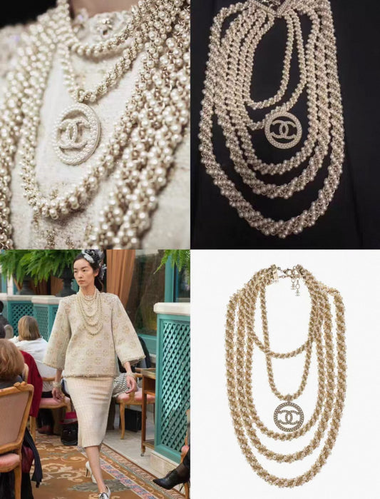 Chanel 17A multi-layered pearl