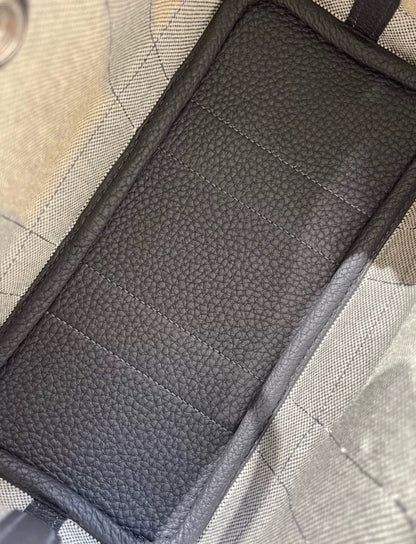 Hermès Neo Garden Party 23 Grey Cotton Canvas Palladium Hardware