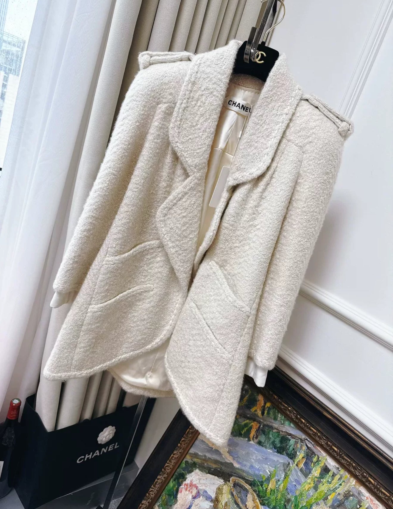 Chanel 15 AW Haute Couture ecru jacket