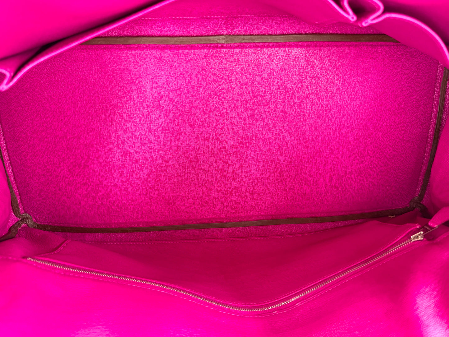 Hermes JPG Birkin Shoulder 5J Rose Scheherezade Shiny Porosus Crocodile leather palladium hardware