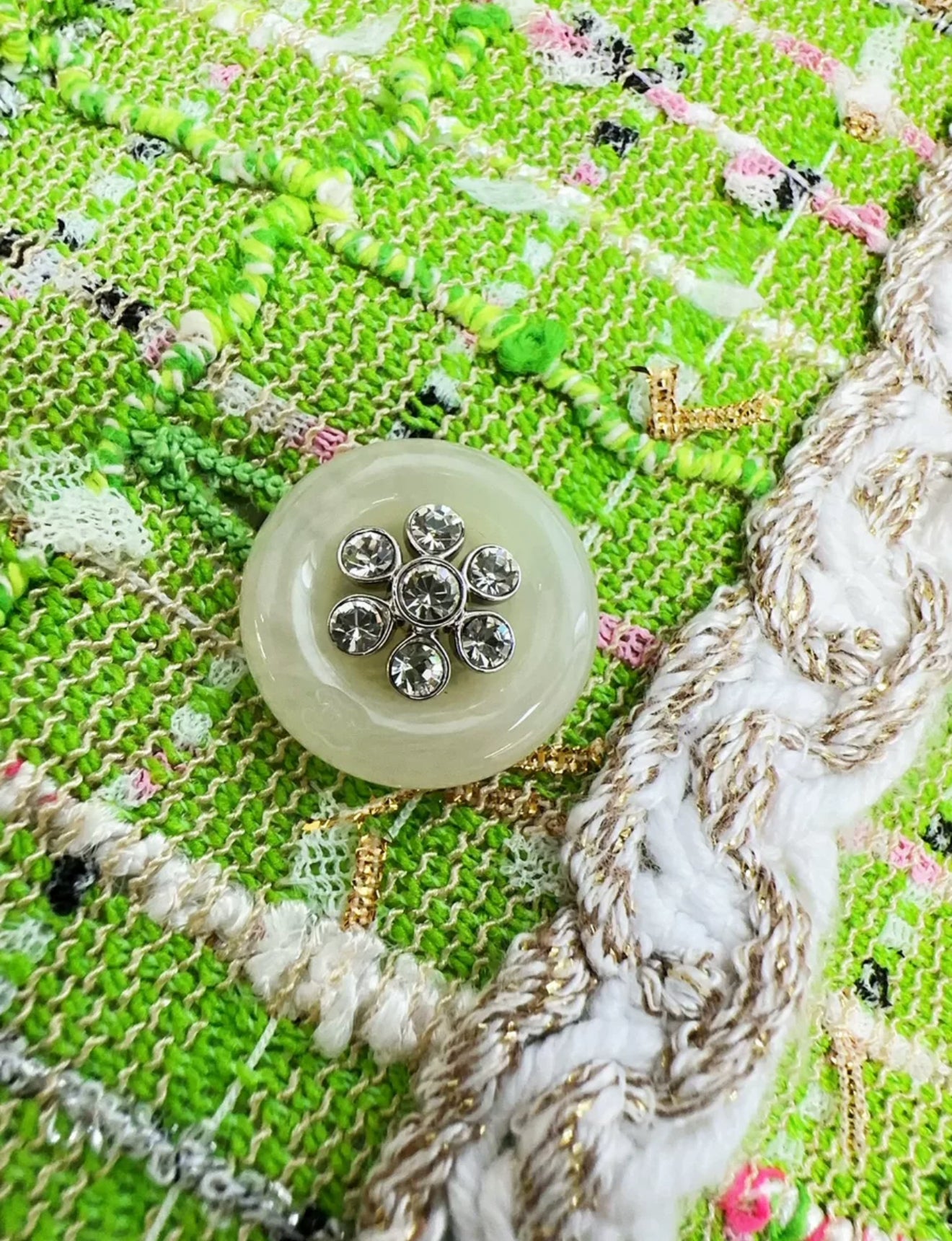 Chanel 25C Green Tweed Jacket – Wararni.com