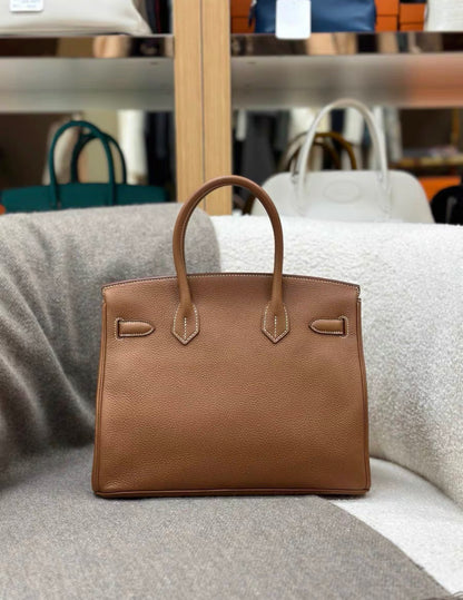 Hermes Birkin 30 Gold Togo leather Gold Hardware