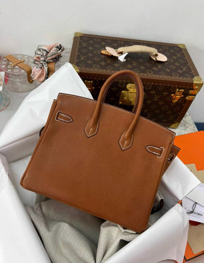 Hermès Birkin 25 Gold Togo Palladium Hardware