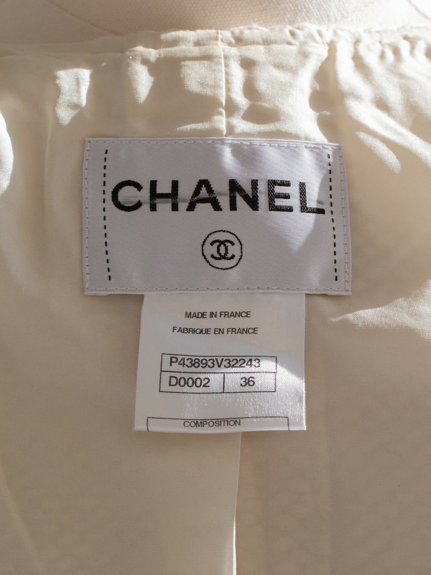 Chanel Pre-Fall 2012 Bombay Ecru Silver Embellished Tweed 12A Jacket 9