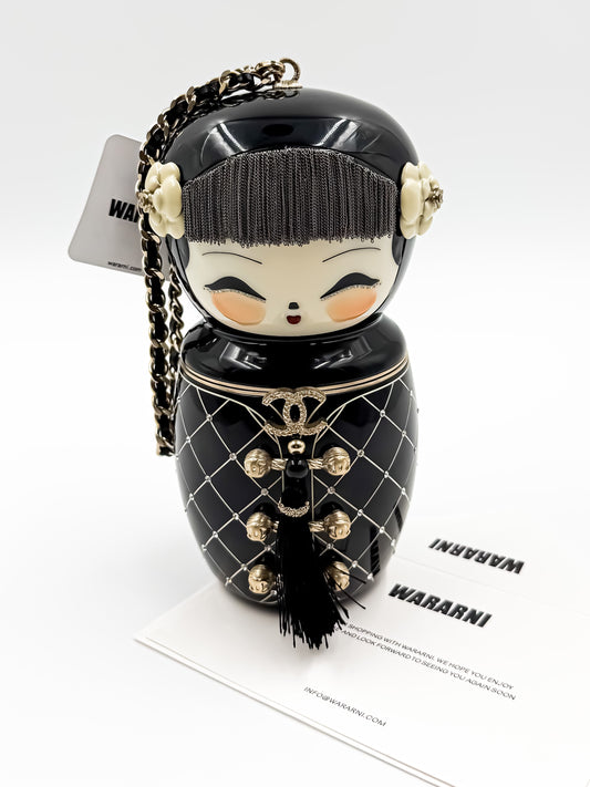 Rare Chanel China Doll Minaudière — Paris–Shanghai Métiers d’Art 2010/Pre-Fall Limited Edition
