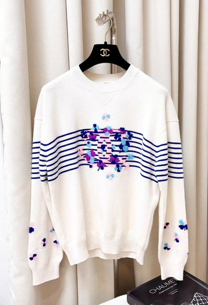 Chanel 24P ecru sweater