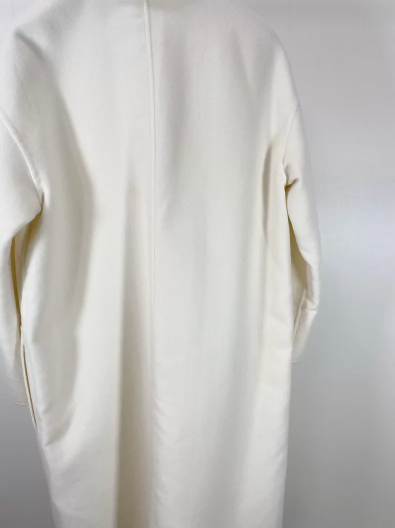 Hermes beige cashmere coat/overcoat