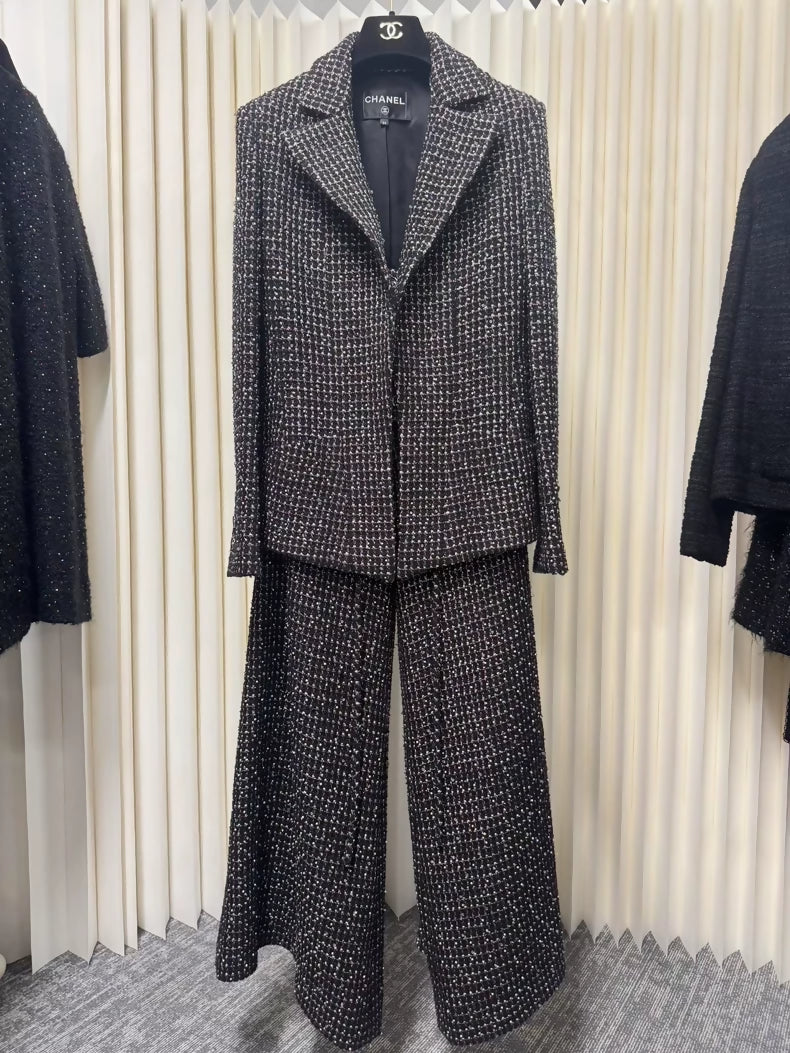 Chanel 23A tweed jacket & pant set - collector's item