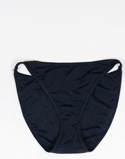 Chanel 1994 Cruise Vintage Black Logo Quilted Bikini