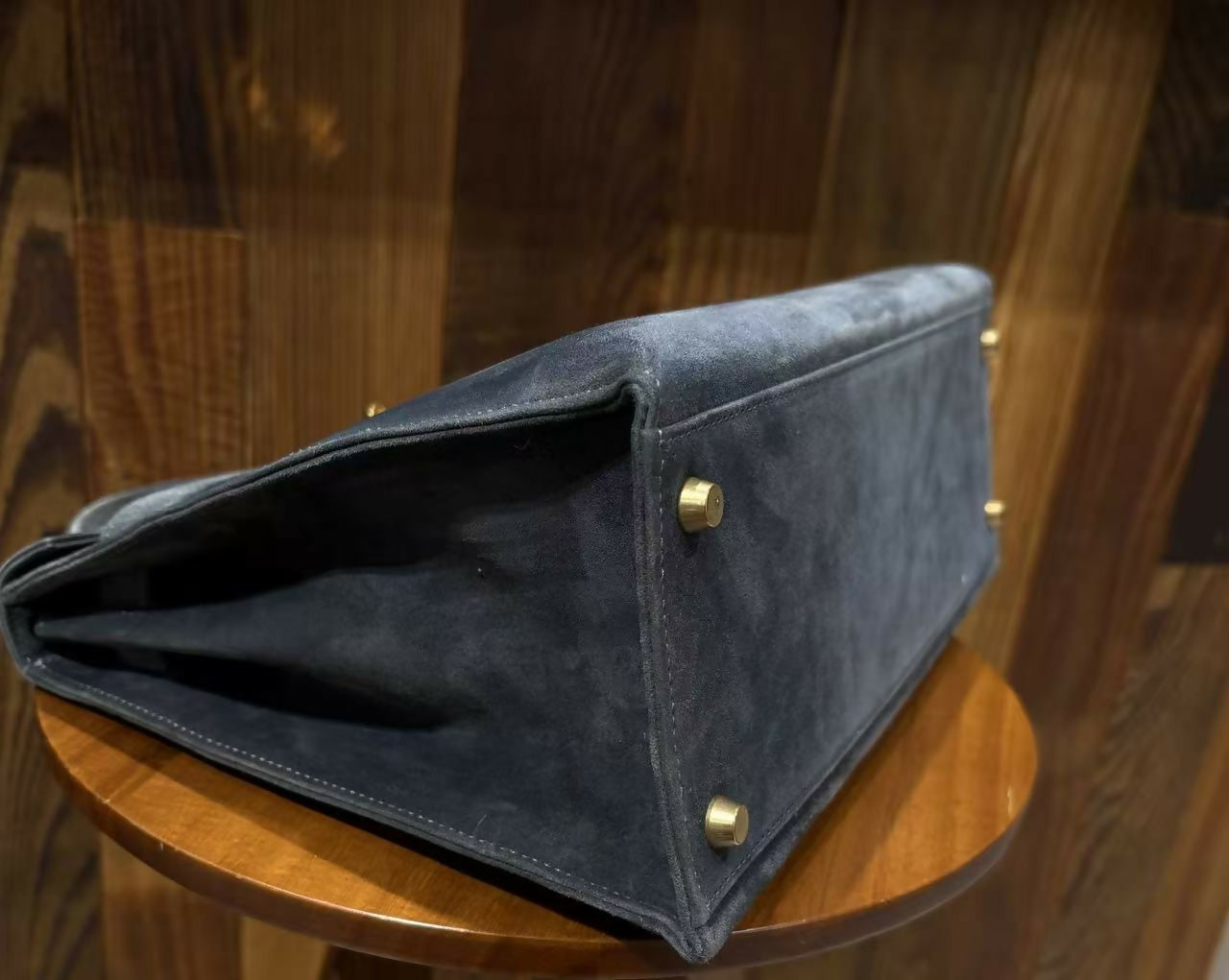 Hermes vintage Kelly 32 doblis blue