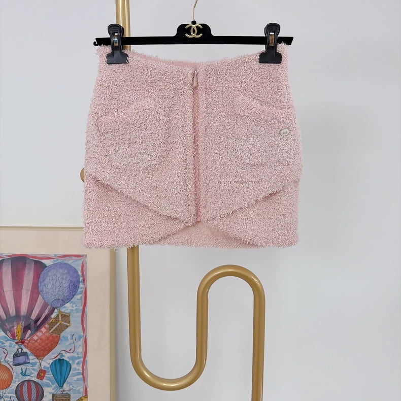 Chanel Pink Midi Skirt