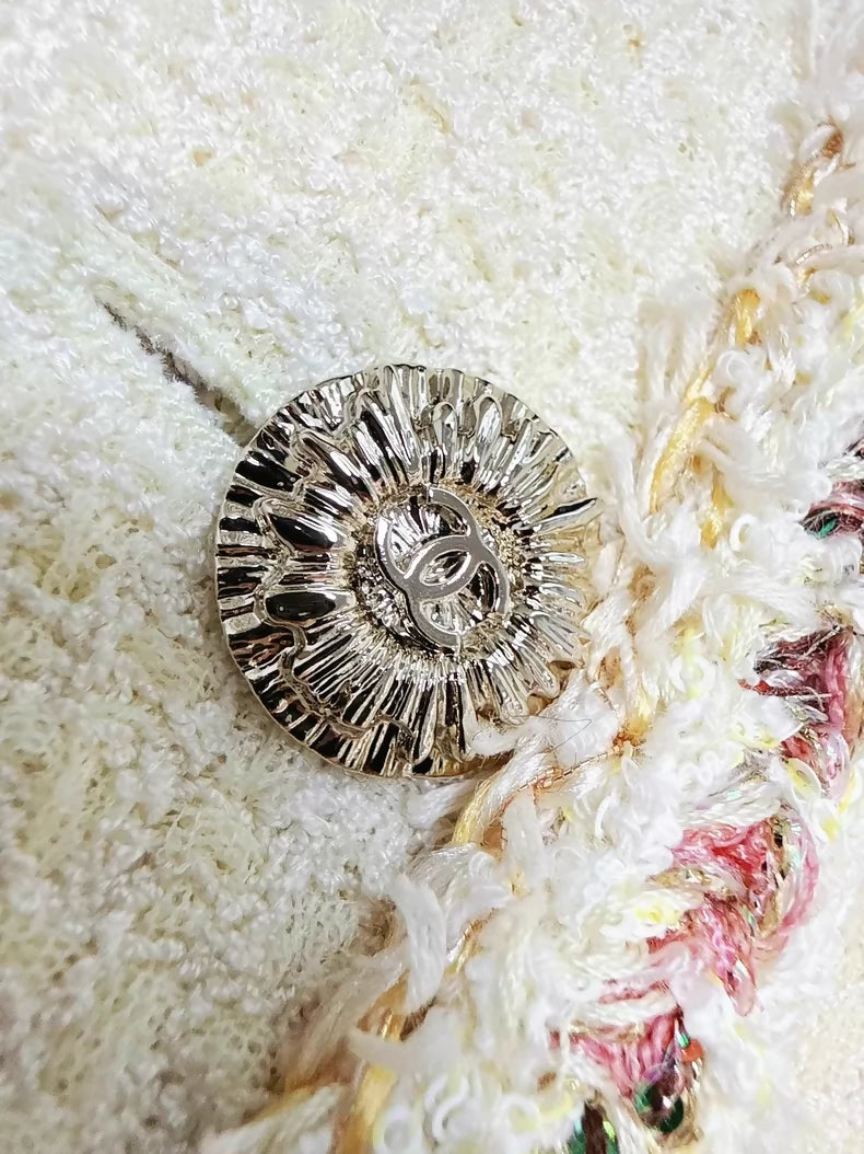 Chanel 26C Beige Tweed Jacket