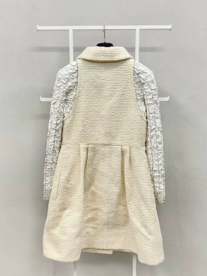 Chanel 17K white coat 
short set