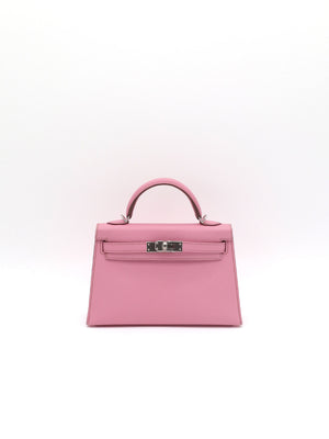Hermès Kelly 20 Bubblegum Epsom PHW U 2023