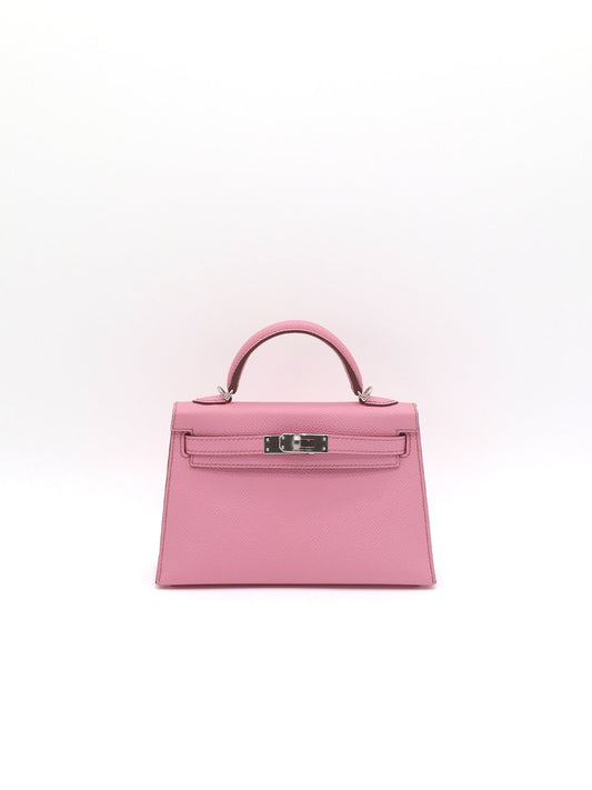 Hermès Kelly 20 Bubblegum Epsom PHW U 2023