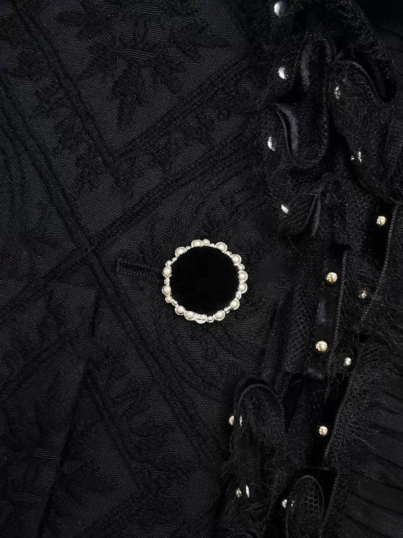 Chanel 21A black tweed jacket